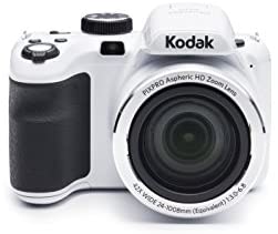 Kodak PIXPRO Astro Zoom AZ421-WH 16MP Digital Camera with 42X Optical Zoom and 3" LCD Screen (White)