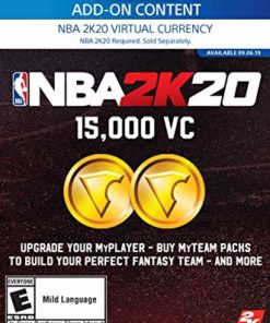 NBA 2K20: 15000 VC Pack - [PS4 Digital Code]