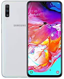 Samsung Galaxy A70 SM-A705F/DS Dual-SIM (128GB ROM, 6GB RAM, 6.7-Inch, GSM Only, No CDMA) Factory Unlocked 4G/LTE Smartphone - International Version (White)